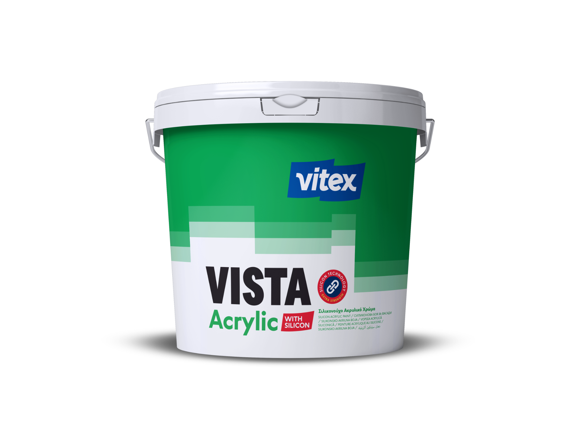 VISTA ACRYLIC SILICON - silikon-akrylátová barva se skvělou prodyšností proti zelenání fasády