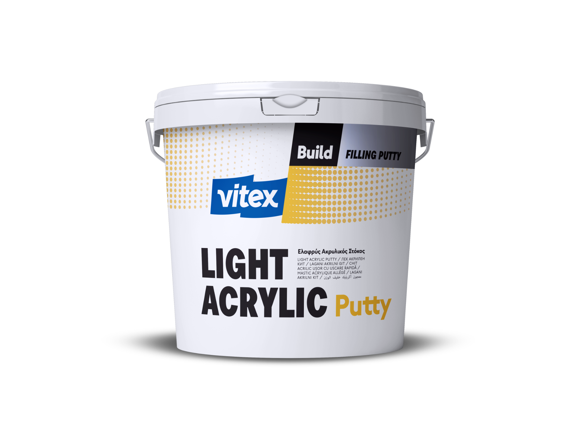 LIGHT ACRYLIC PUTTY - odlehčený (šlehaný) akrylátový tmel pro interiér
